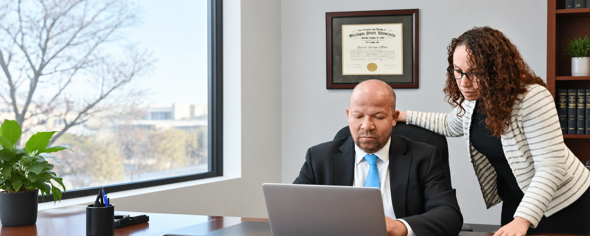 Attorney James White and Christine White