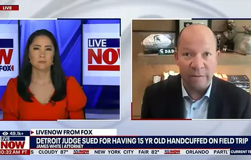 James White discusses Detroit judge sued for handcuffing teen on school trip
