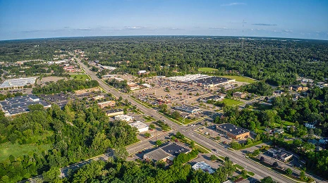 MSU Federal Credit Union branch on Jolly Rd, Okemos, Michigan.